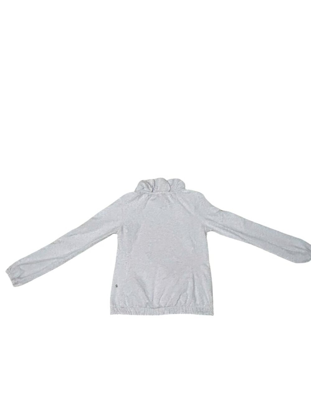Lululemon Light Gray Long-Sleeve Pullover Top - Picture 2 of 4